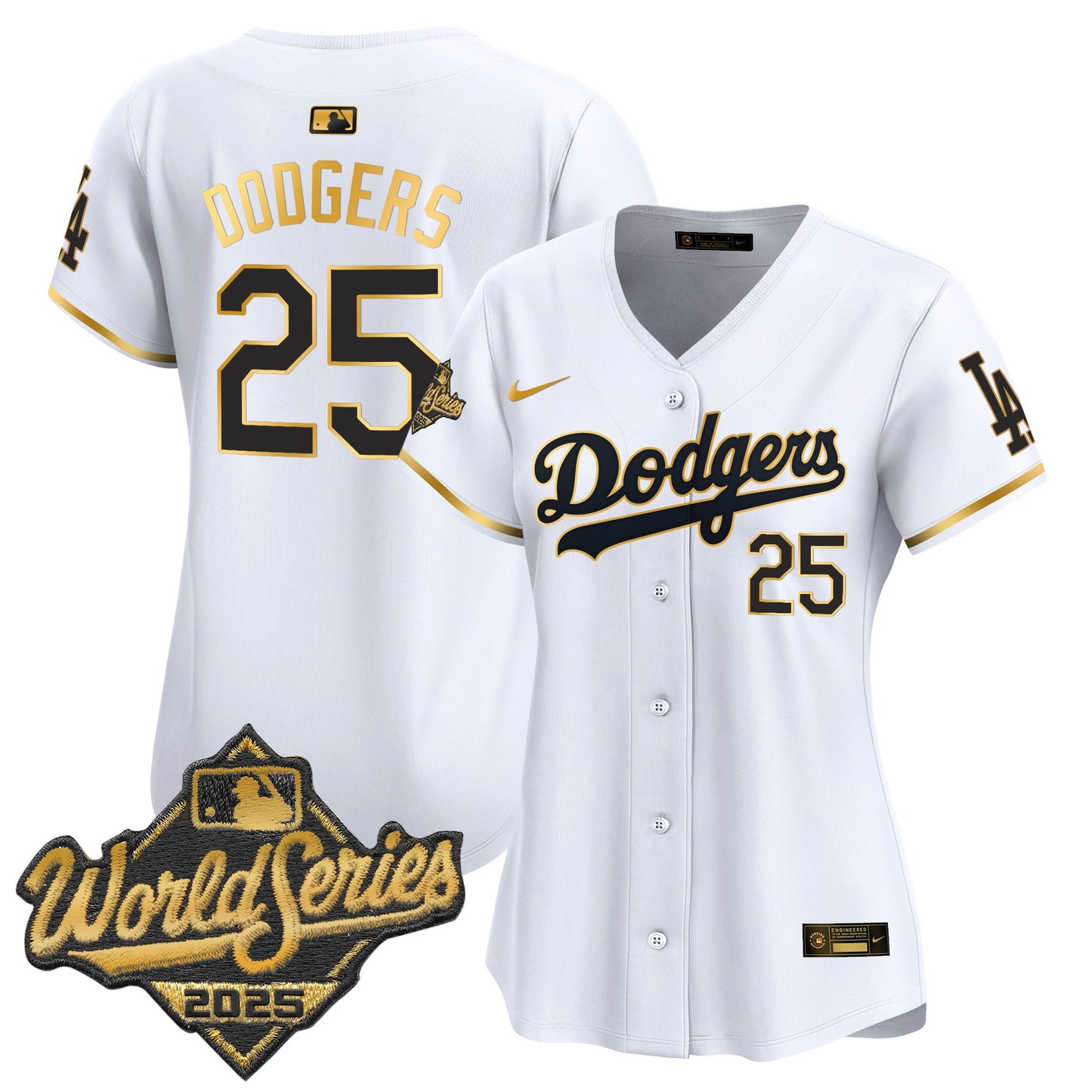 White Gold - #25 Dodgers