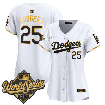 White Gold - #25 Dodgers