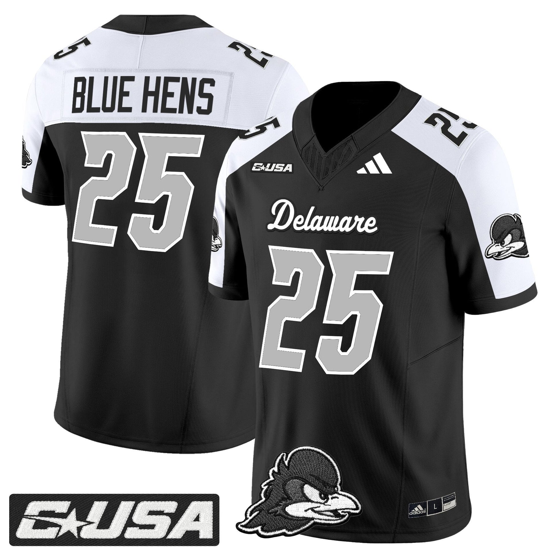 Black Alternate - #25 Blue Hens