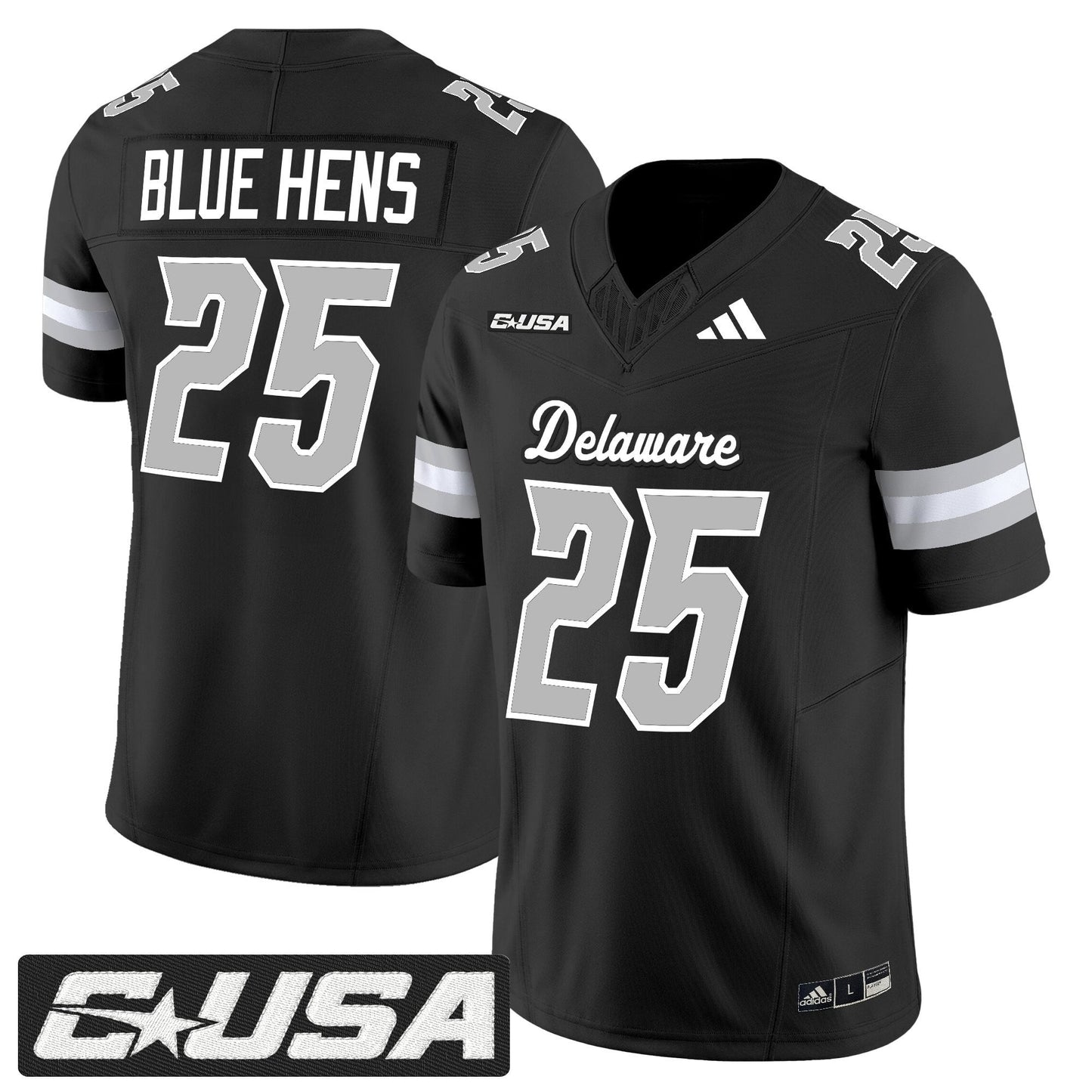 Black - #25 Blue Hens