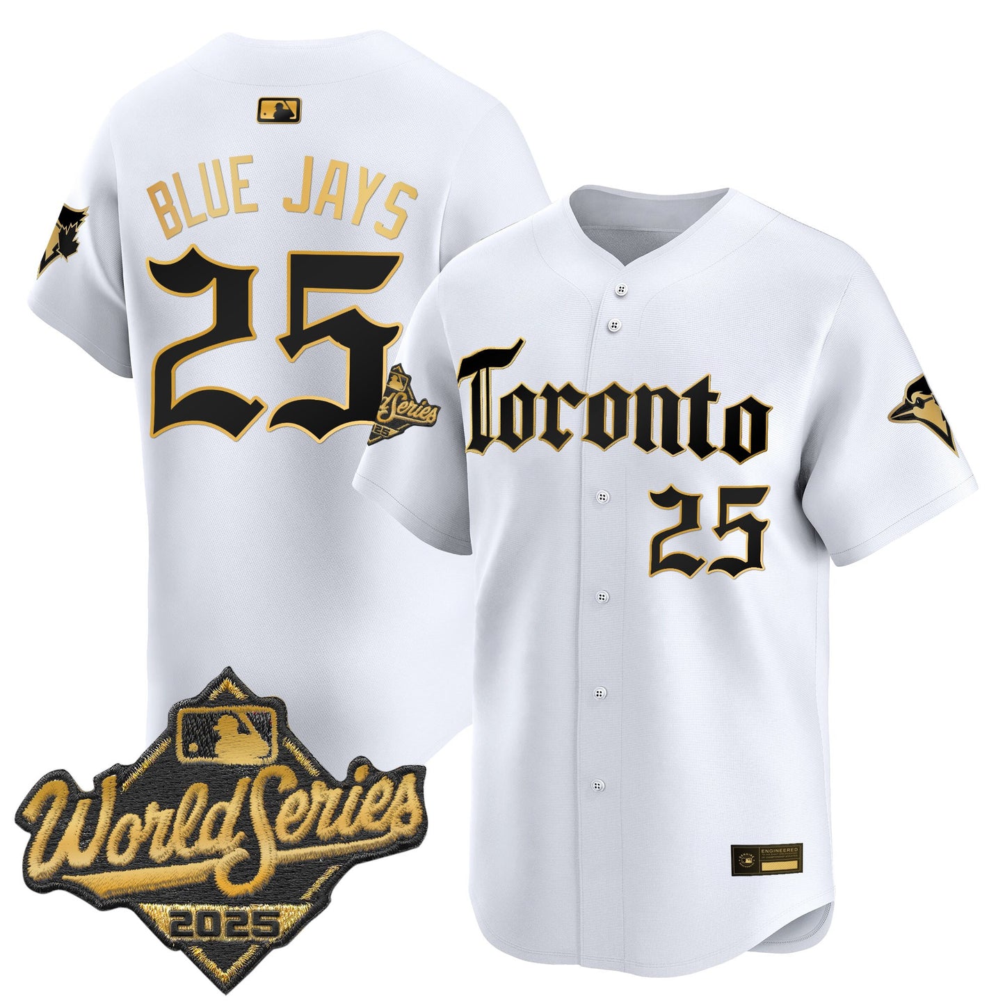 White Gold - #25 Blue Jays