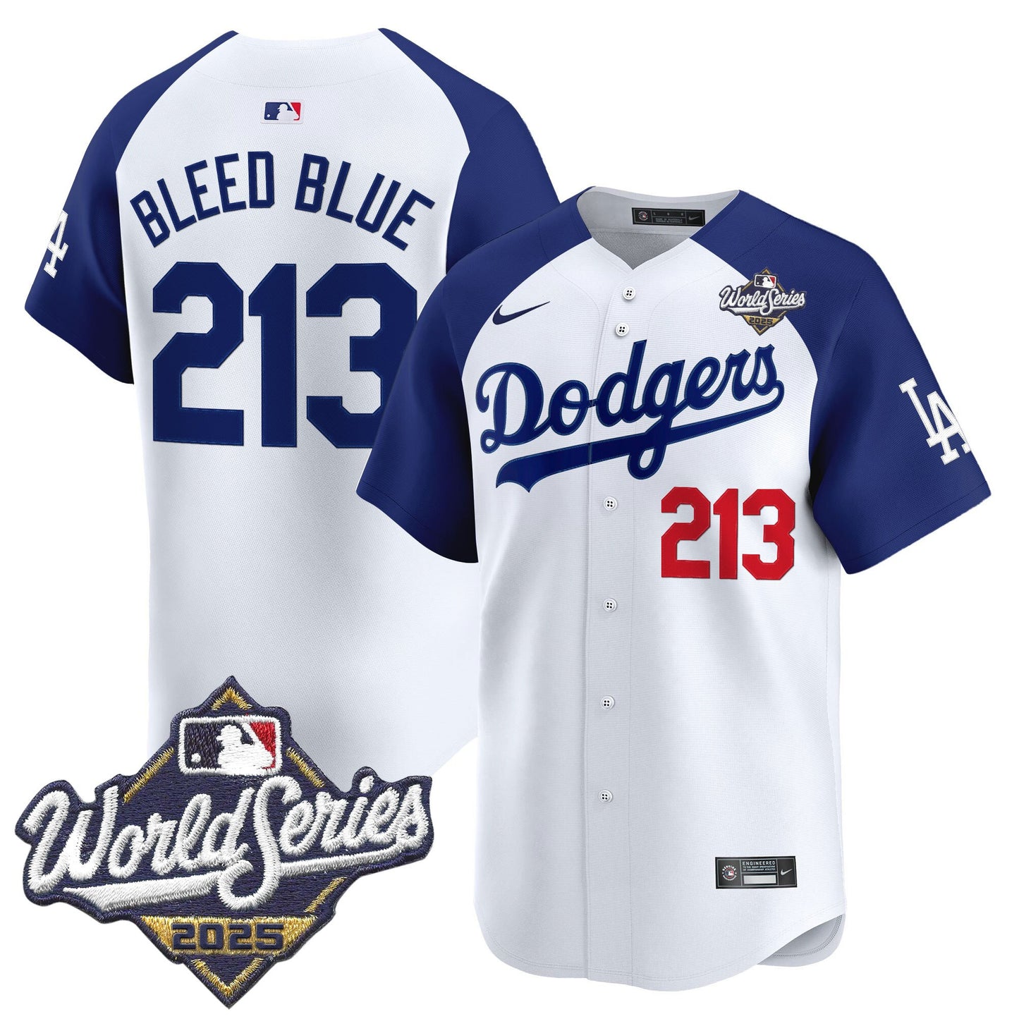 White Alternate - Bleed Blue 213