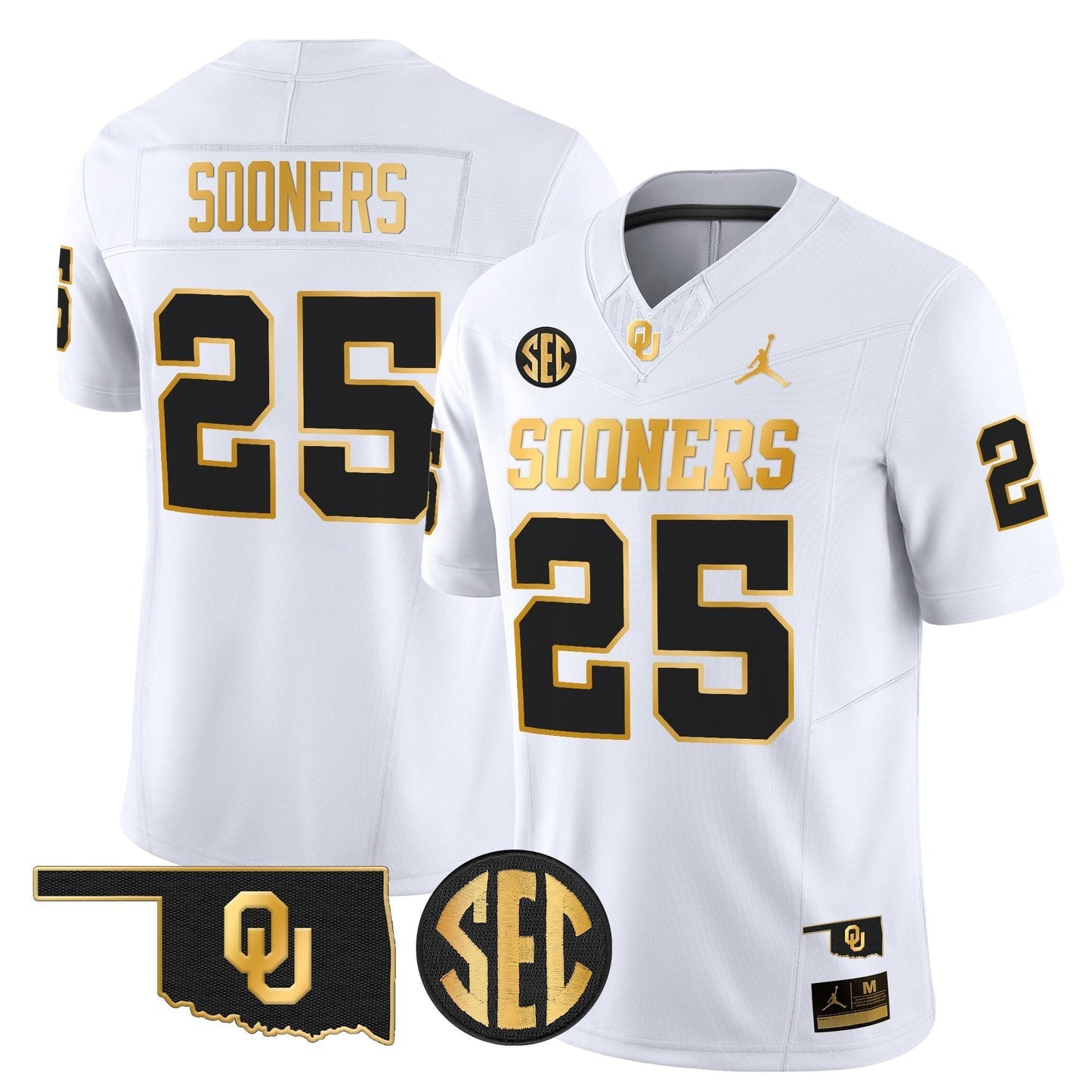 White Gold - #25 Sooners