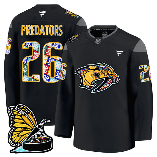 Black - #26 Predators