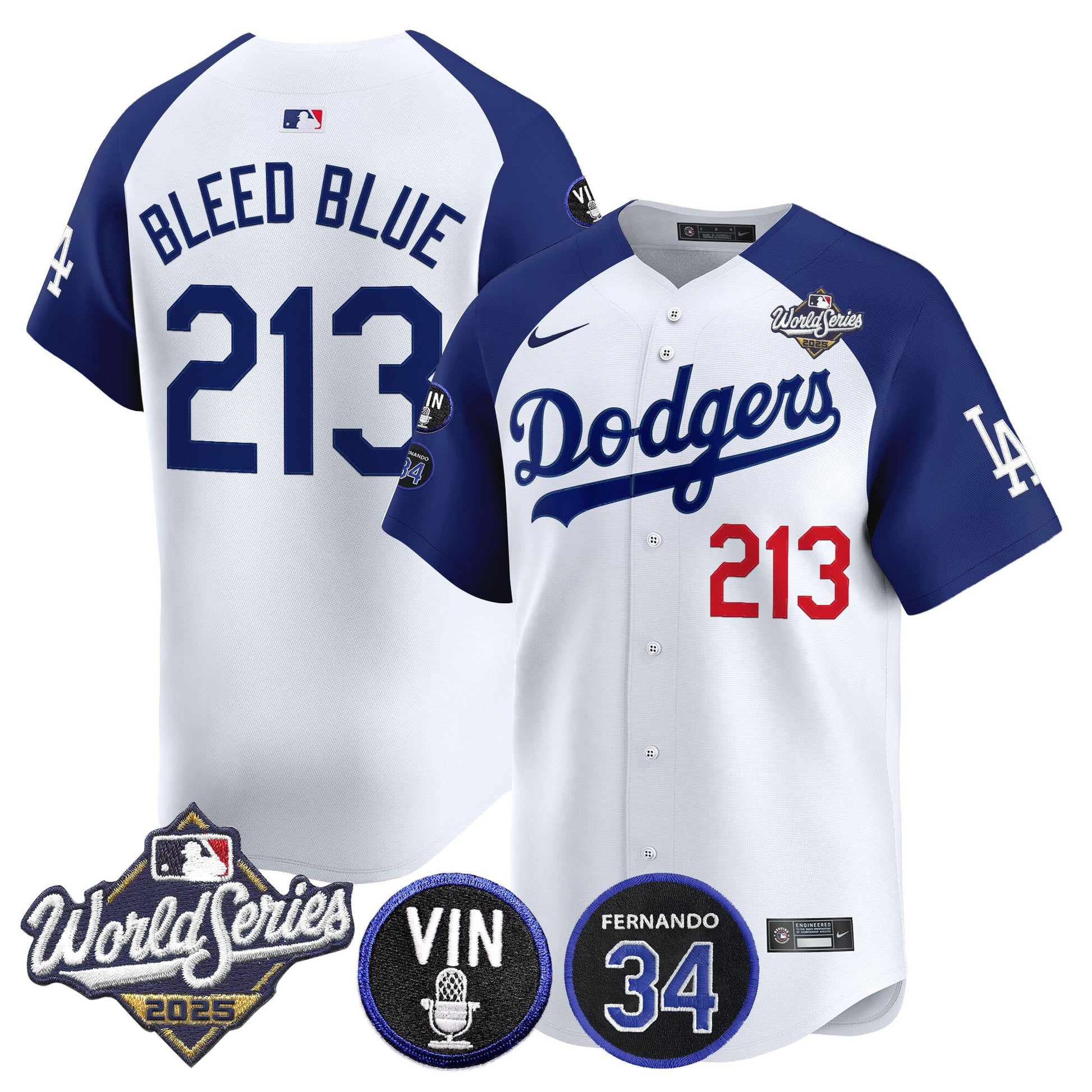 White Alternate - Bleed Blue 213