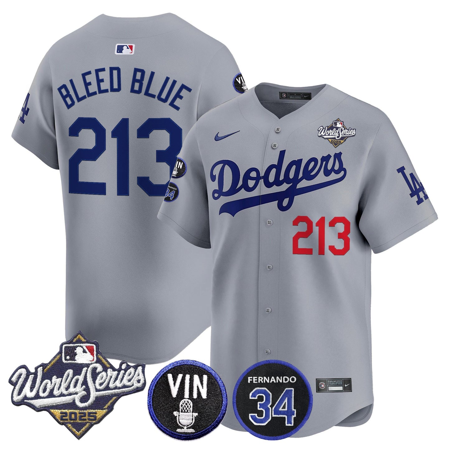 Gray - Bleed Blue 213