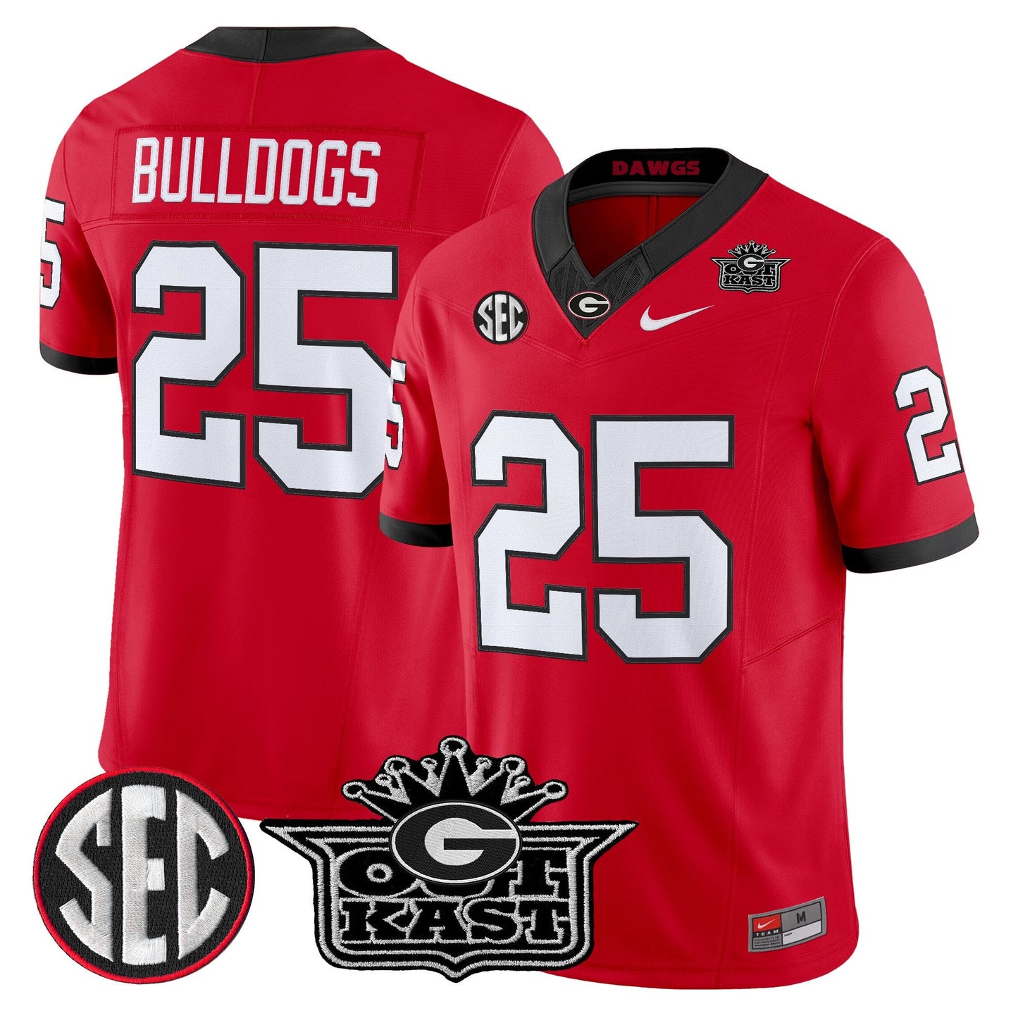 Red - #25 Bulldogs