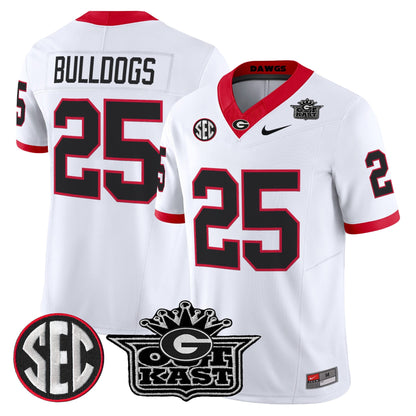 White - #25 Bulldogs
