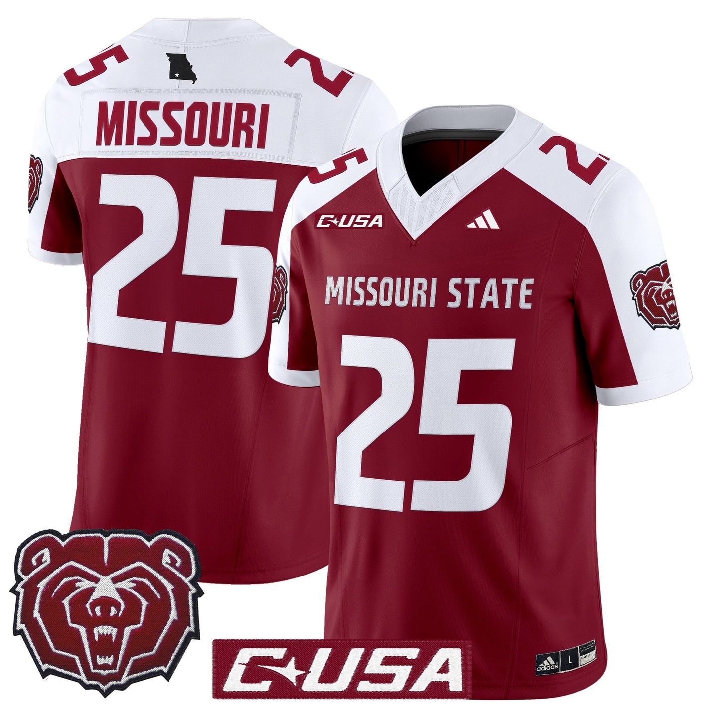 Maroon Alternate - #25 Missouri
