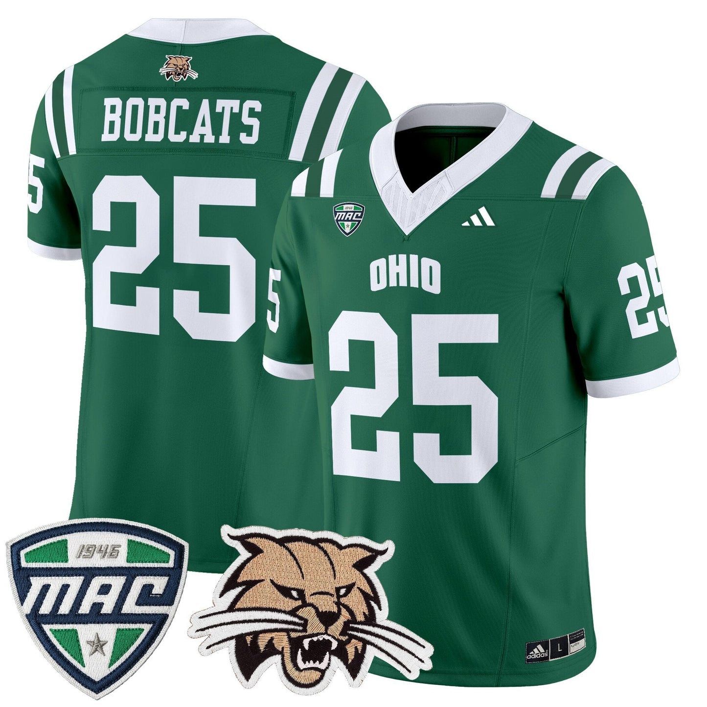 Green - #25 Bobcats