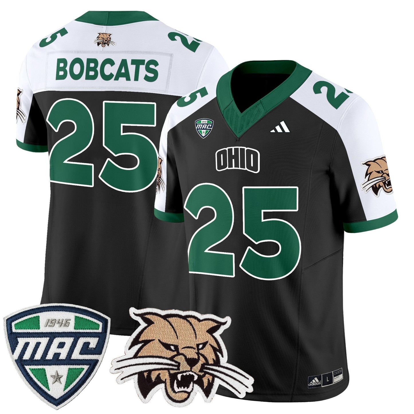 Black Alternate - #25 Bobcats
