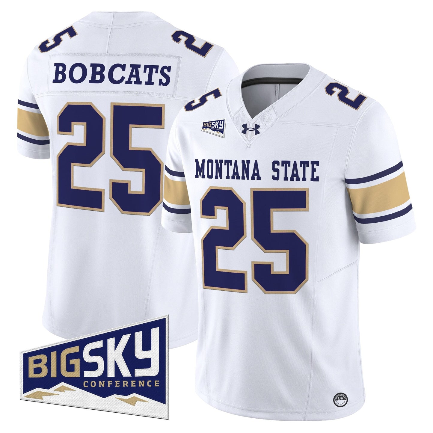 White - #25 Bobcats