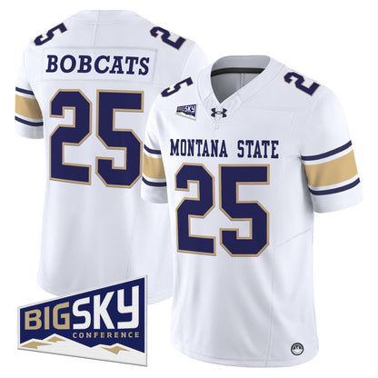 White - #25 Bobcats
