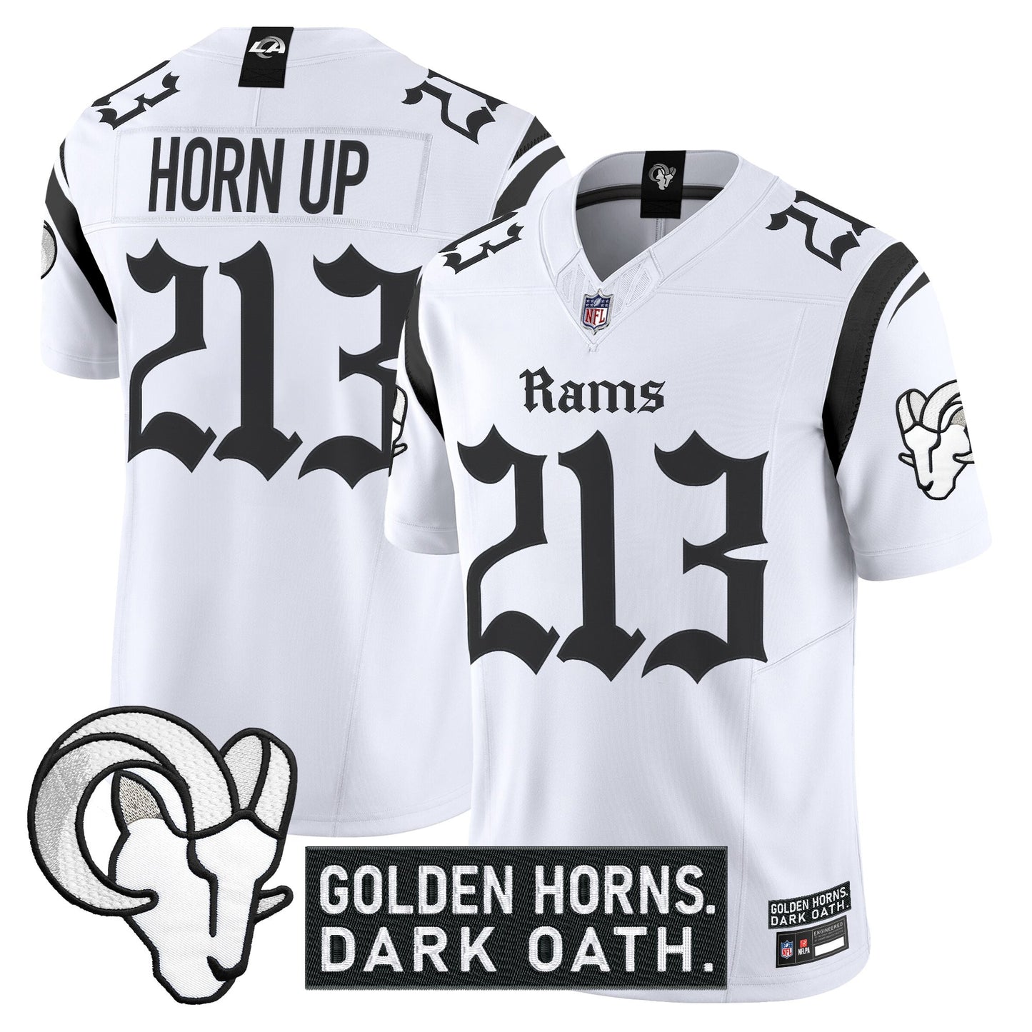 White - Horn Up 213