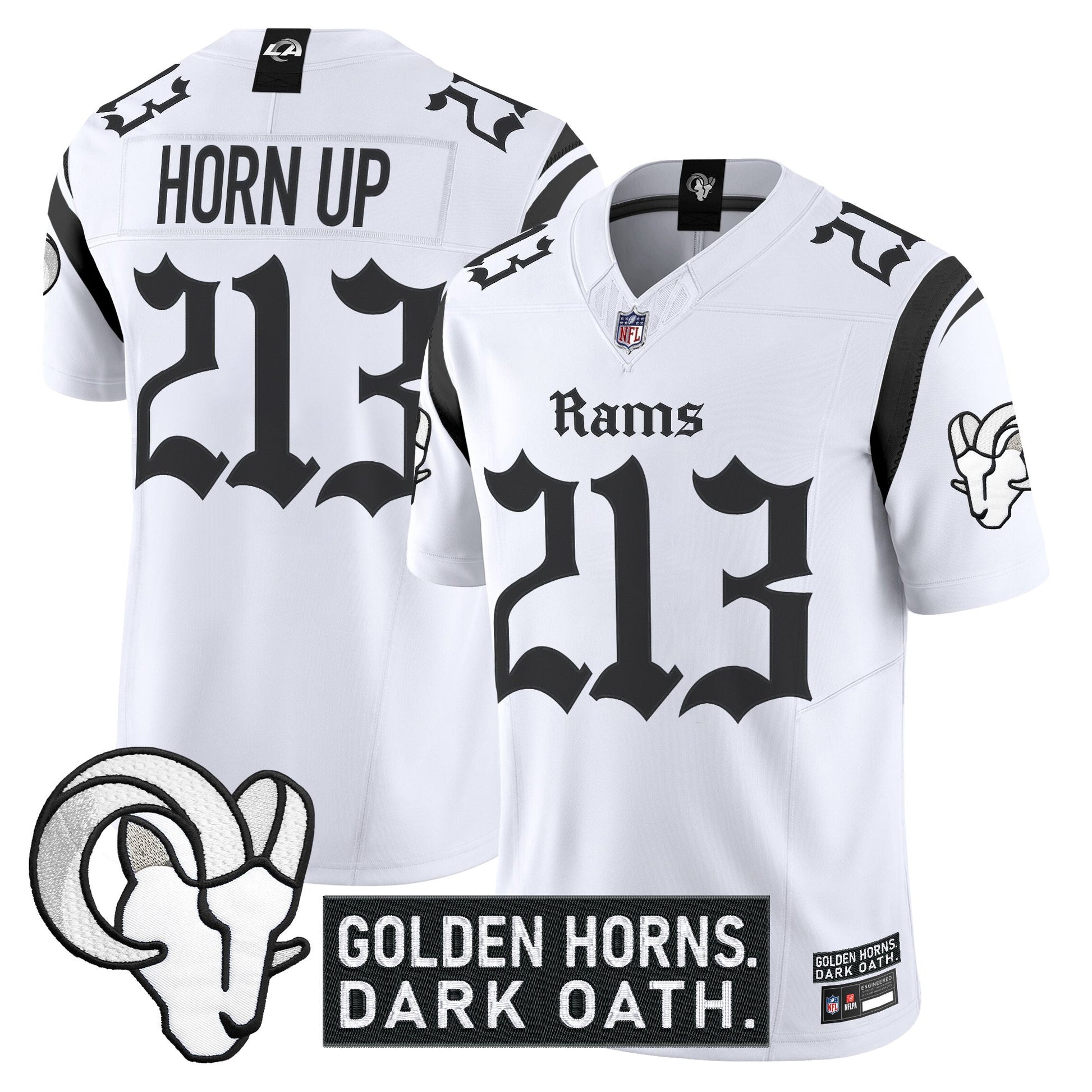 White - Horn Up 213