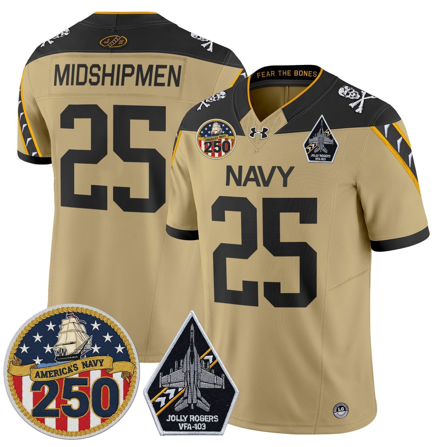 Gold - #25 Midshipmen