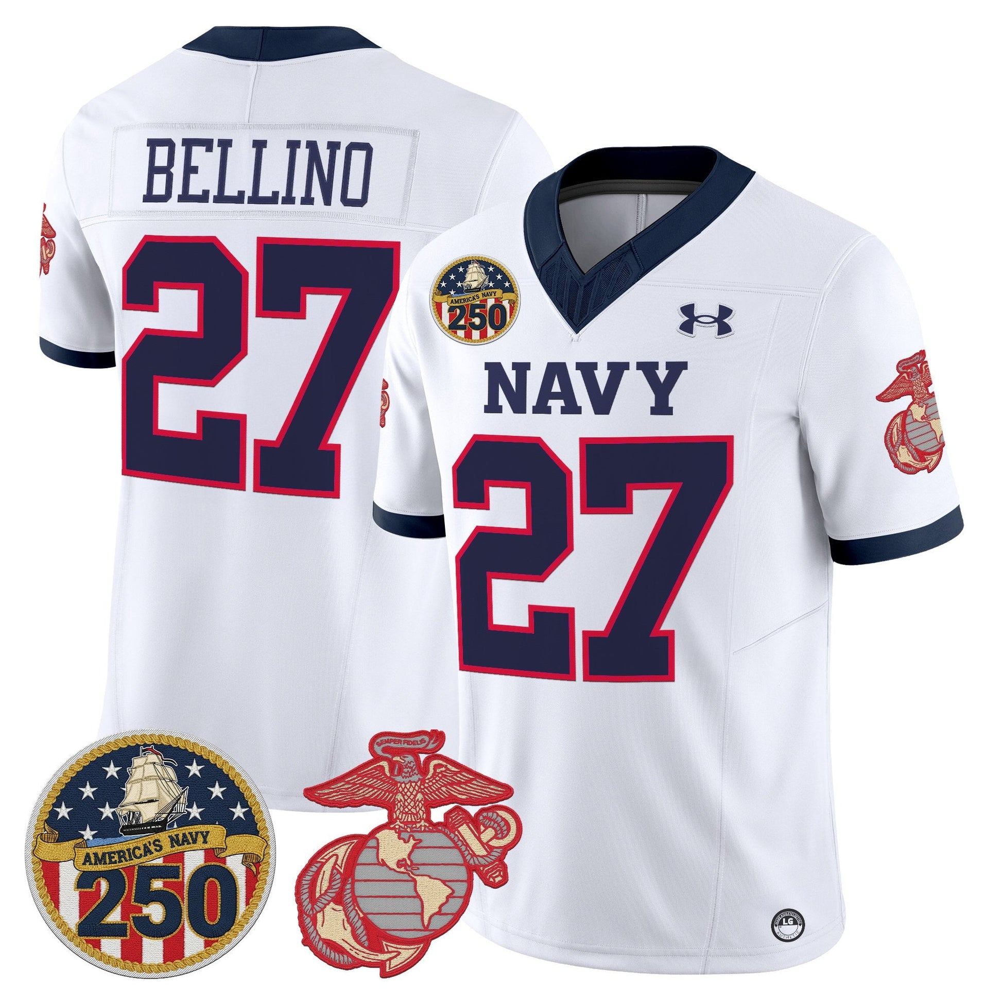 White - Joe Bellino