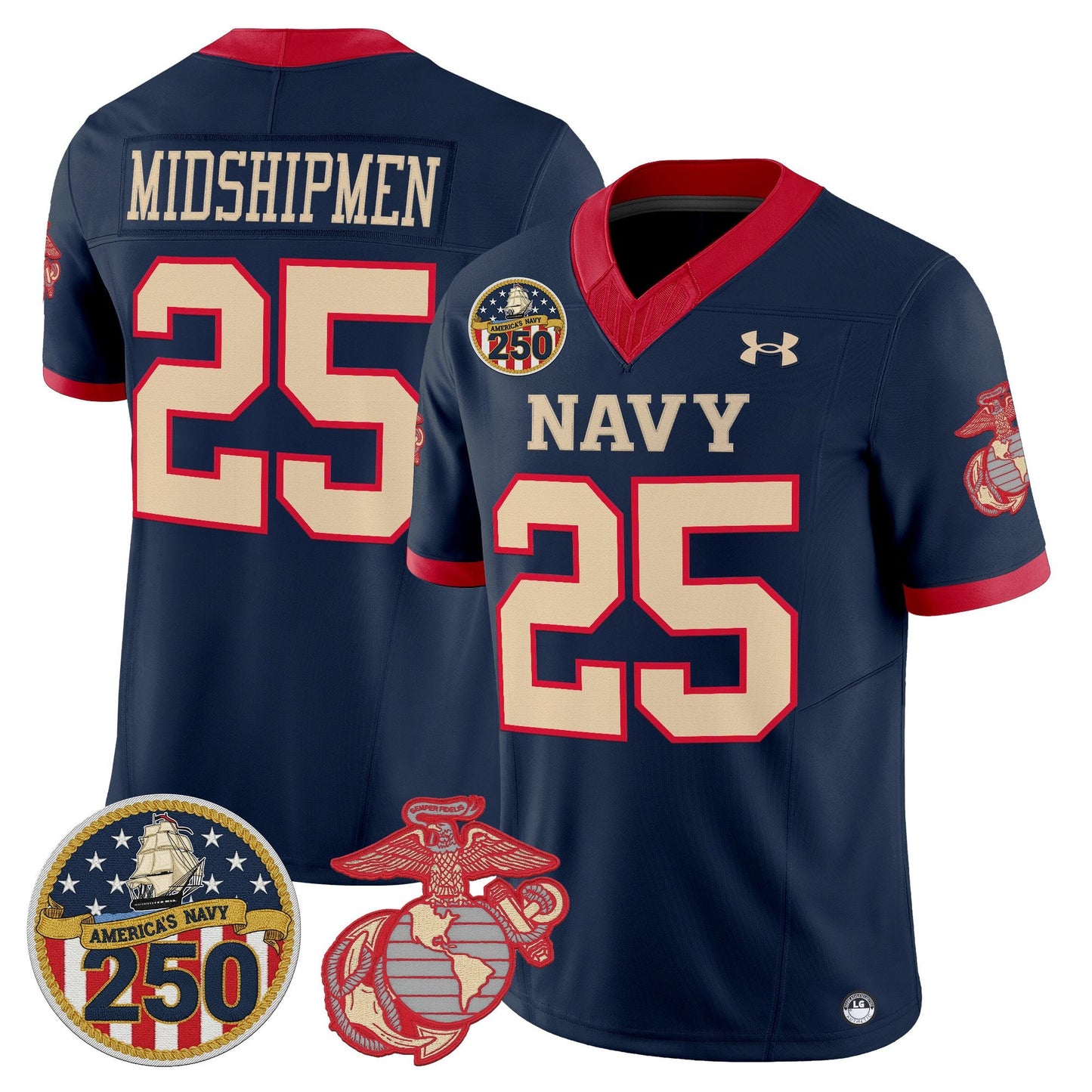 Navy - #25 Midshipmen
