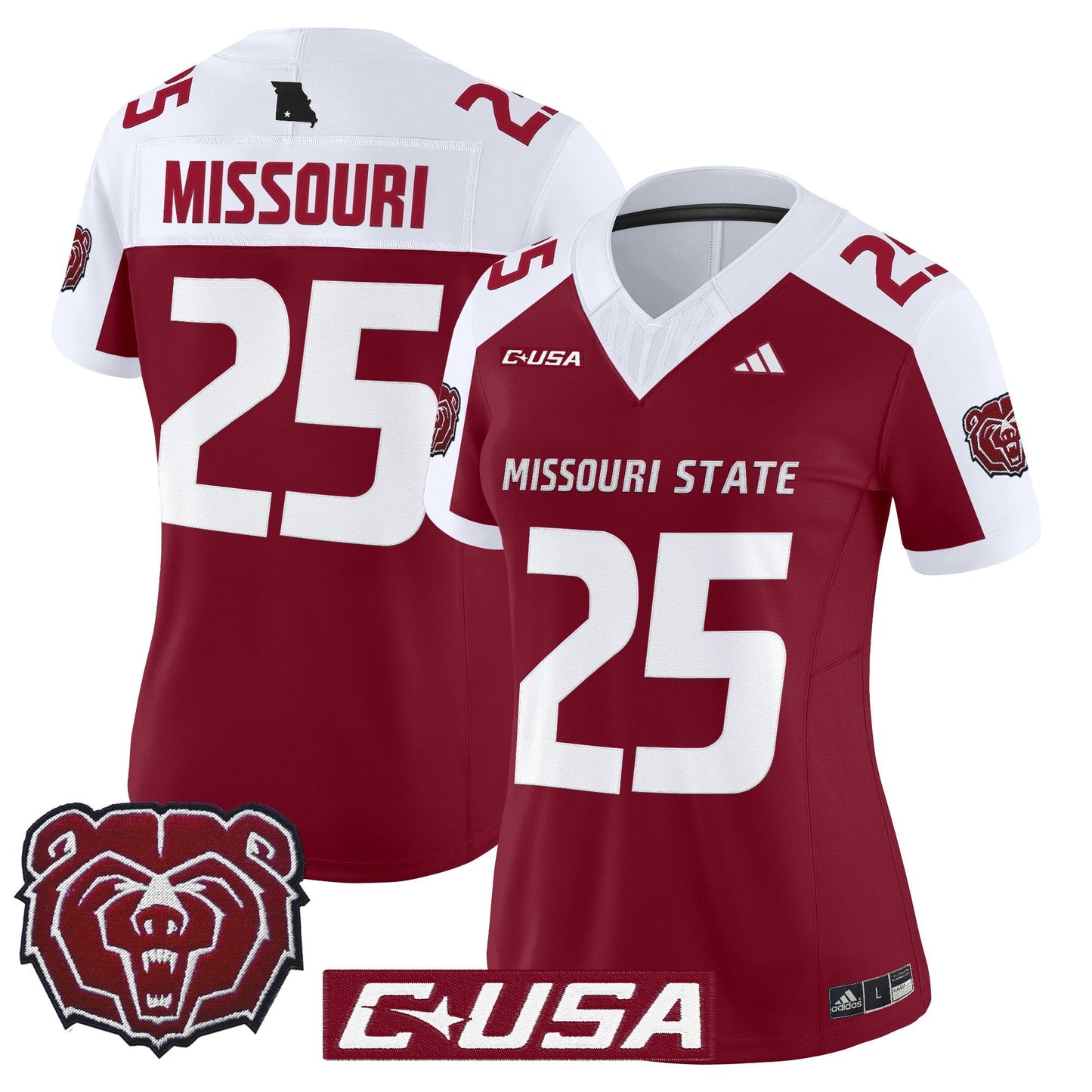 Maroon Alternate - #25 Missouri