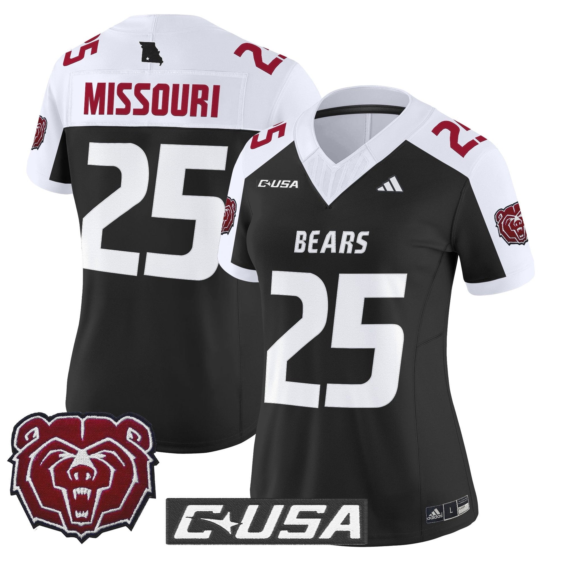 Black Alternate - #25 Missouri