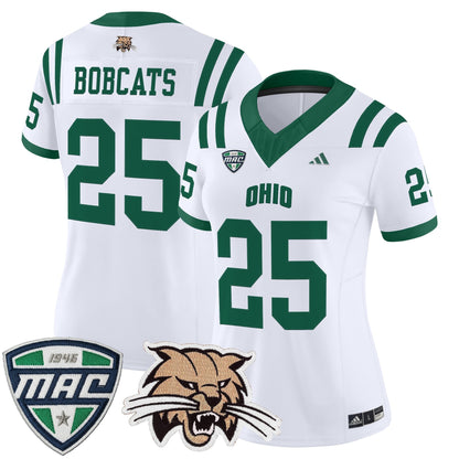 White - #25 Bobcats