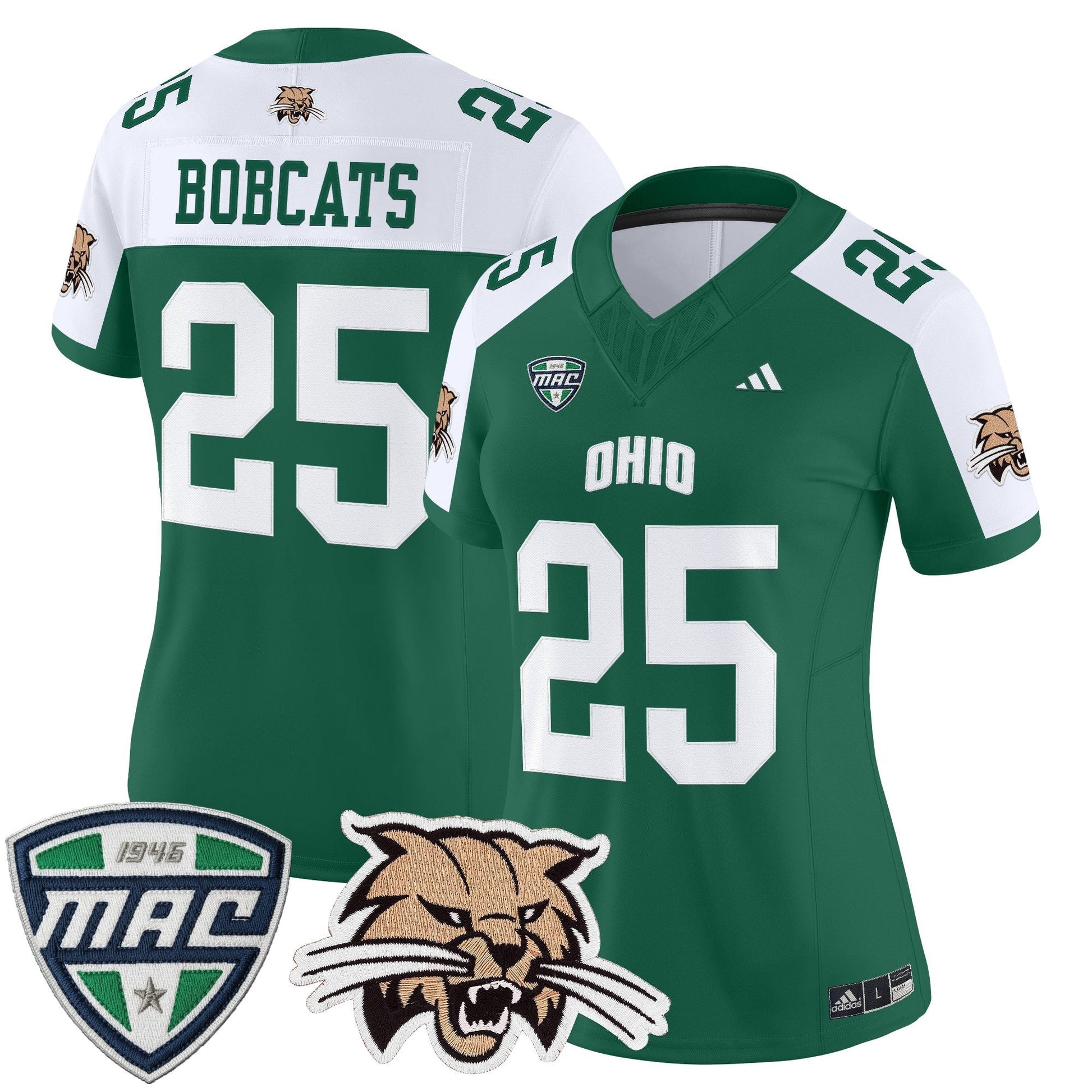 Green Alternate - #25 Bobcats
