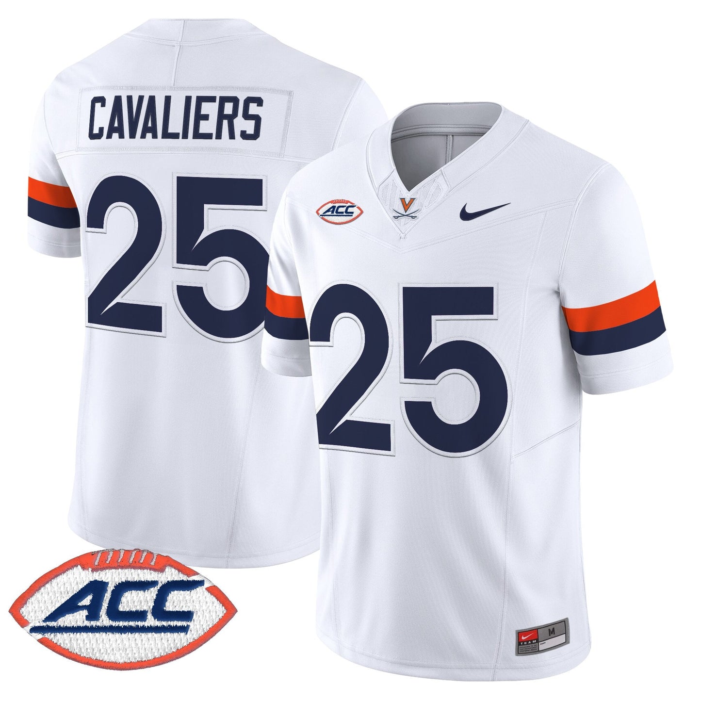 White - #25 Cavaliers