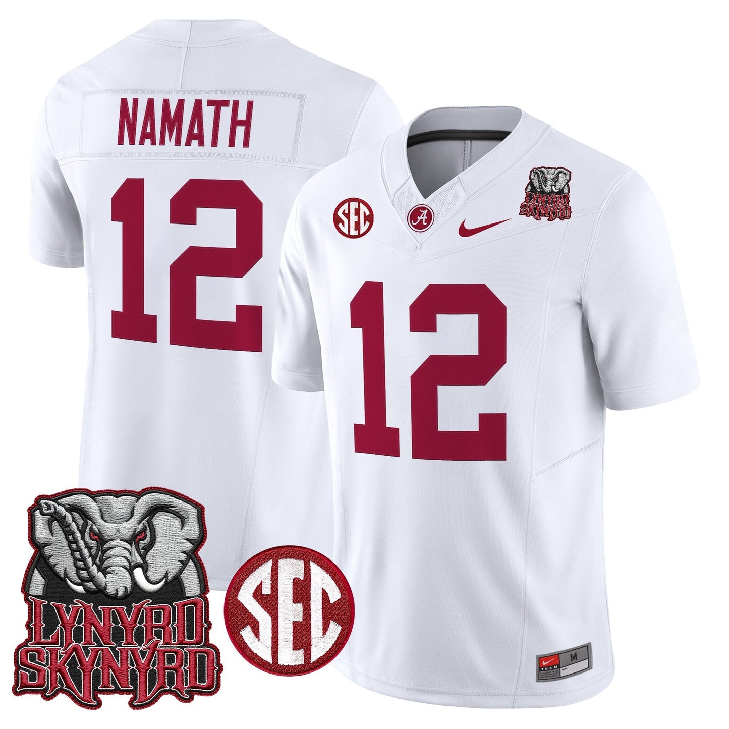 White - Joe Namath