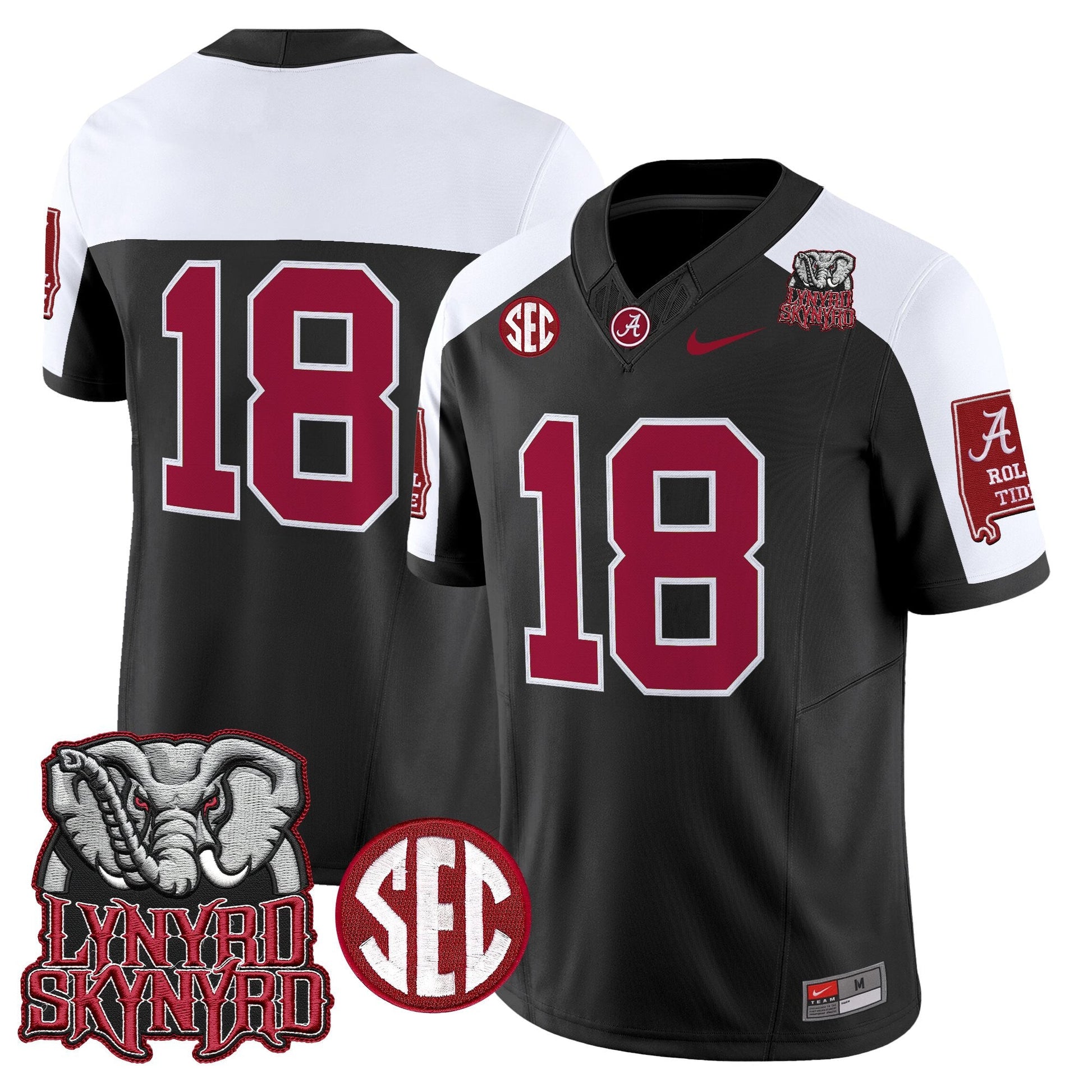 Black Alternate - #18 Crimson