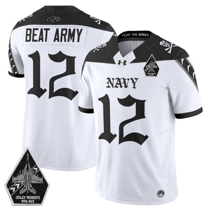 White - #12 Beat Army