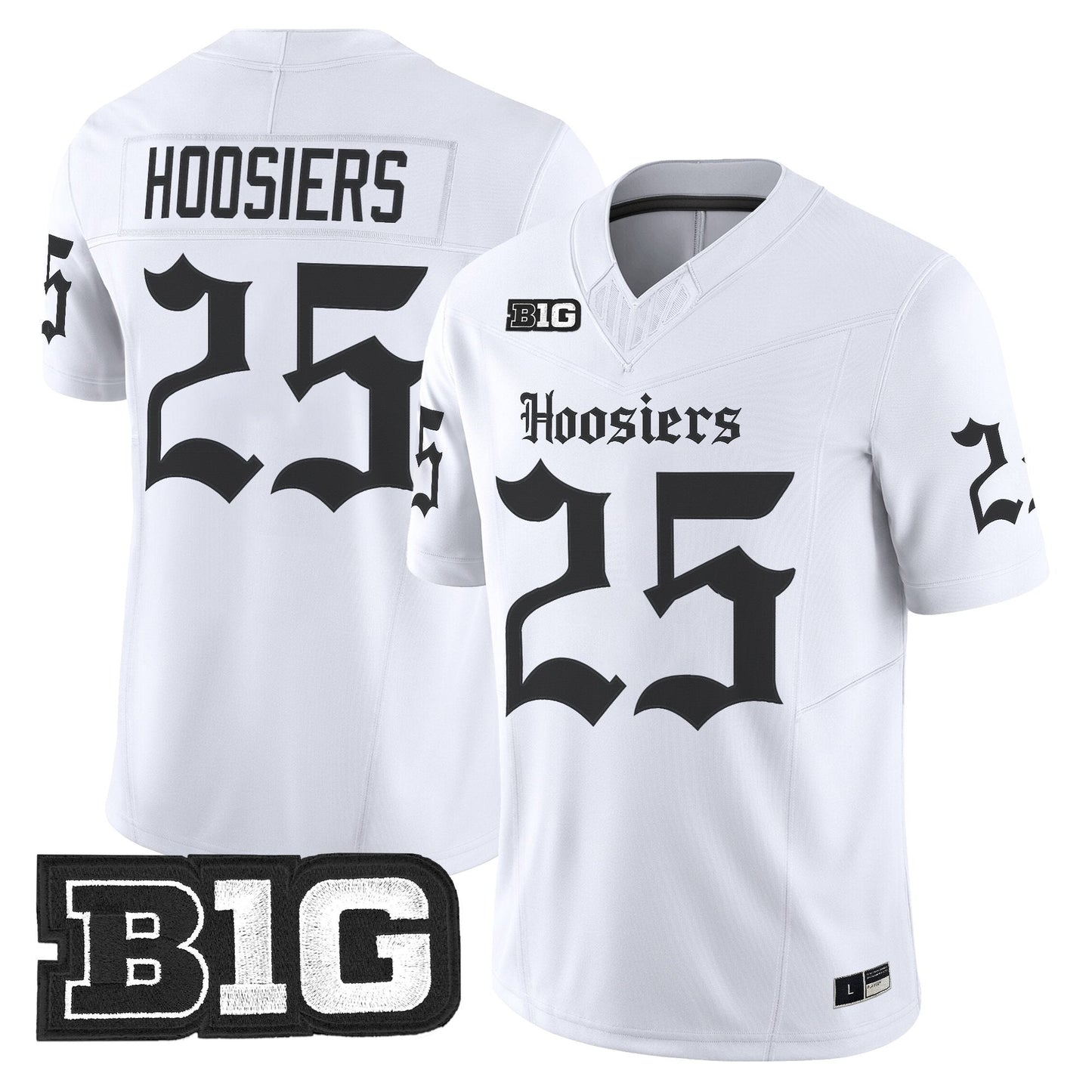 White - #25 Hoosiers