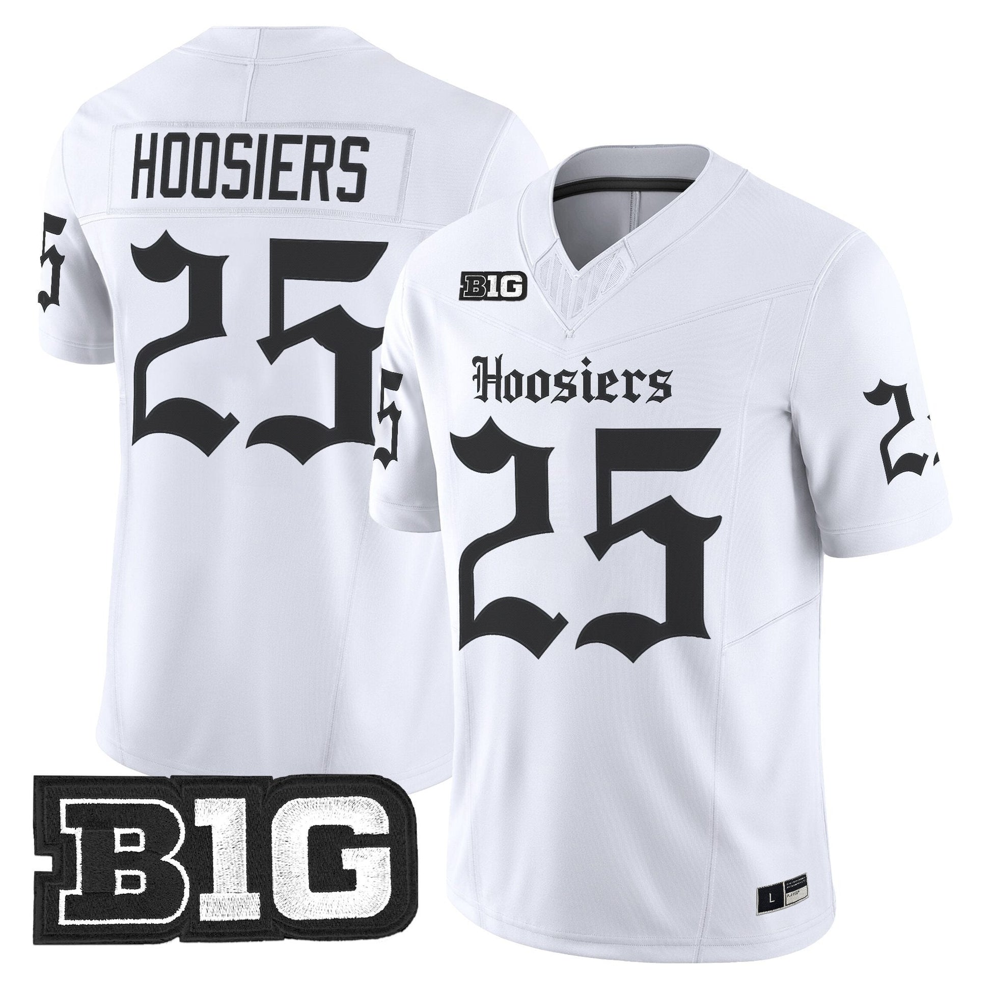 White - #25 Hoosiers