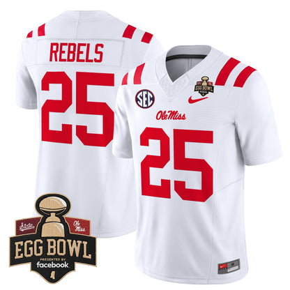 White - #25 Rebels