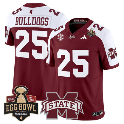 Maroon Alternate - #25 Bulldogs