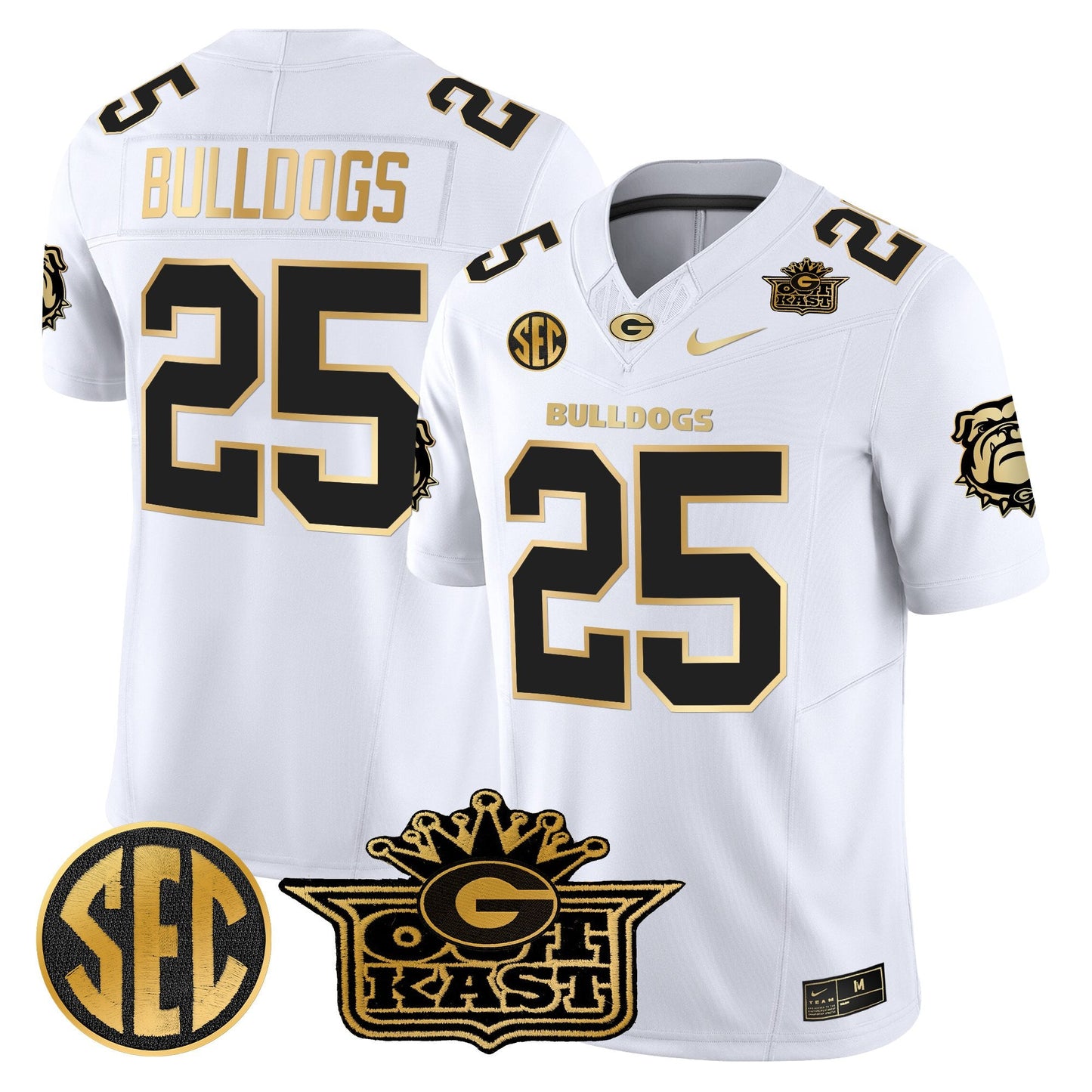 White Gold - #25 Bulldogs