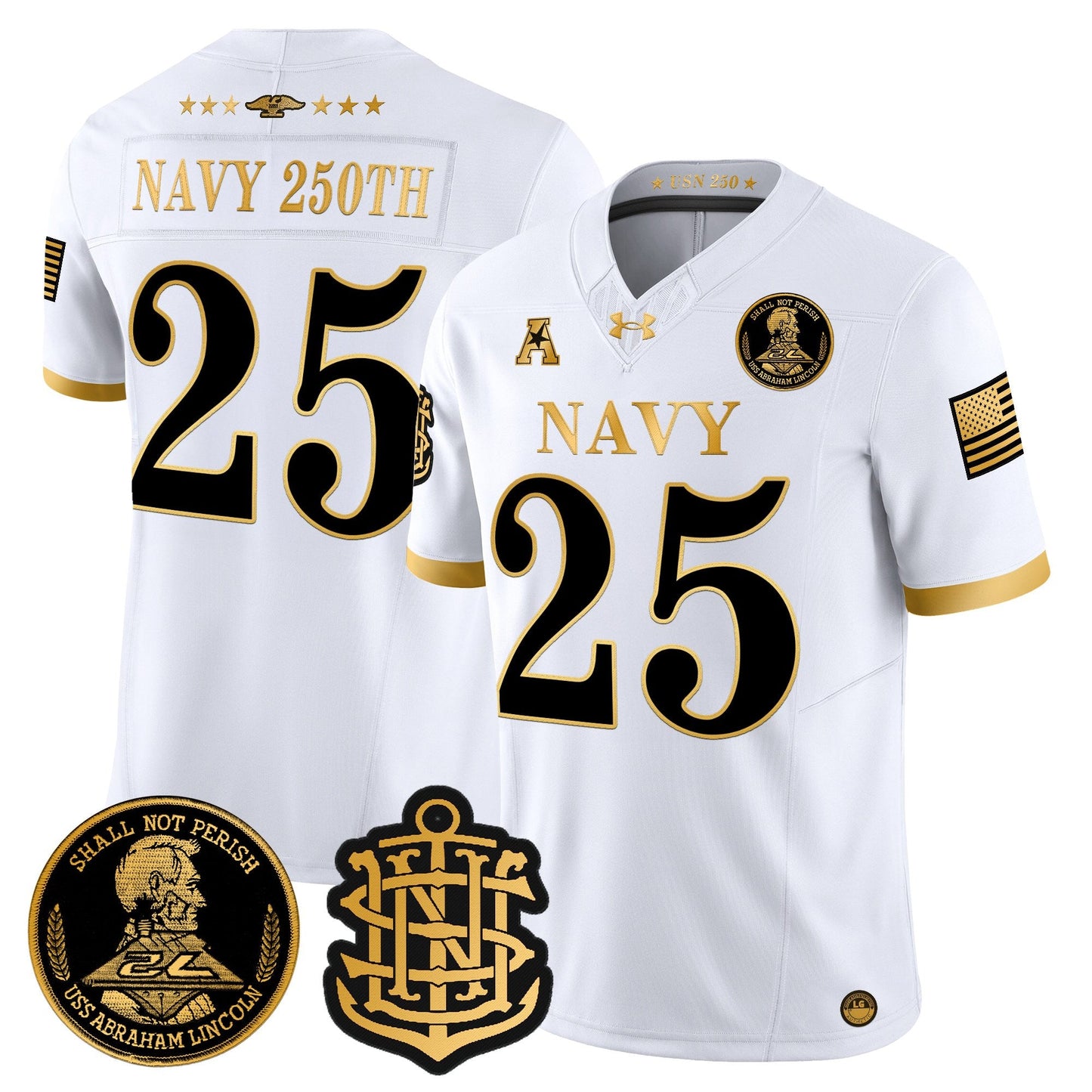 White Gold - Navy 250th
