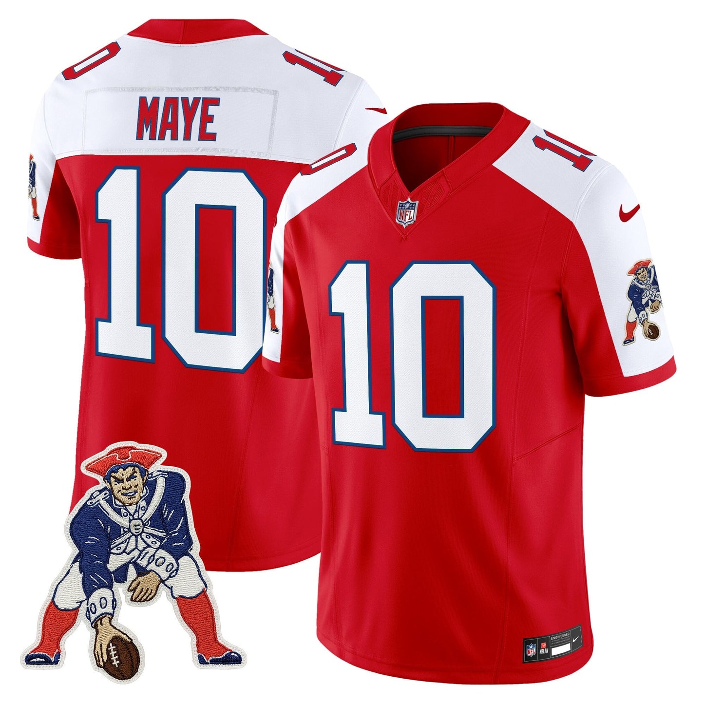 Red Alternate - Drake Maye