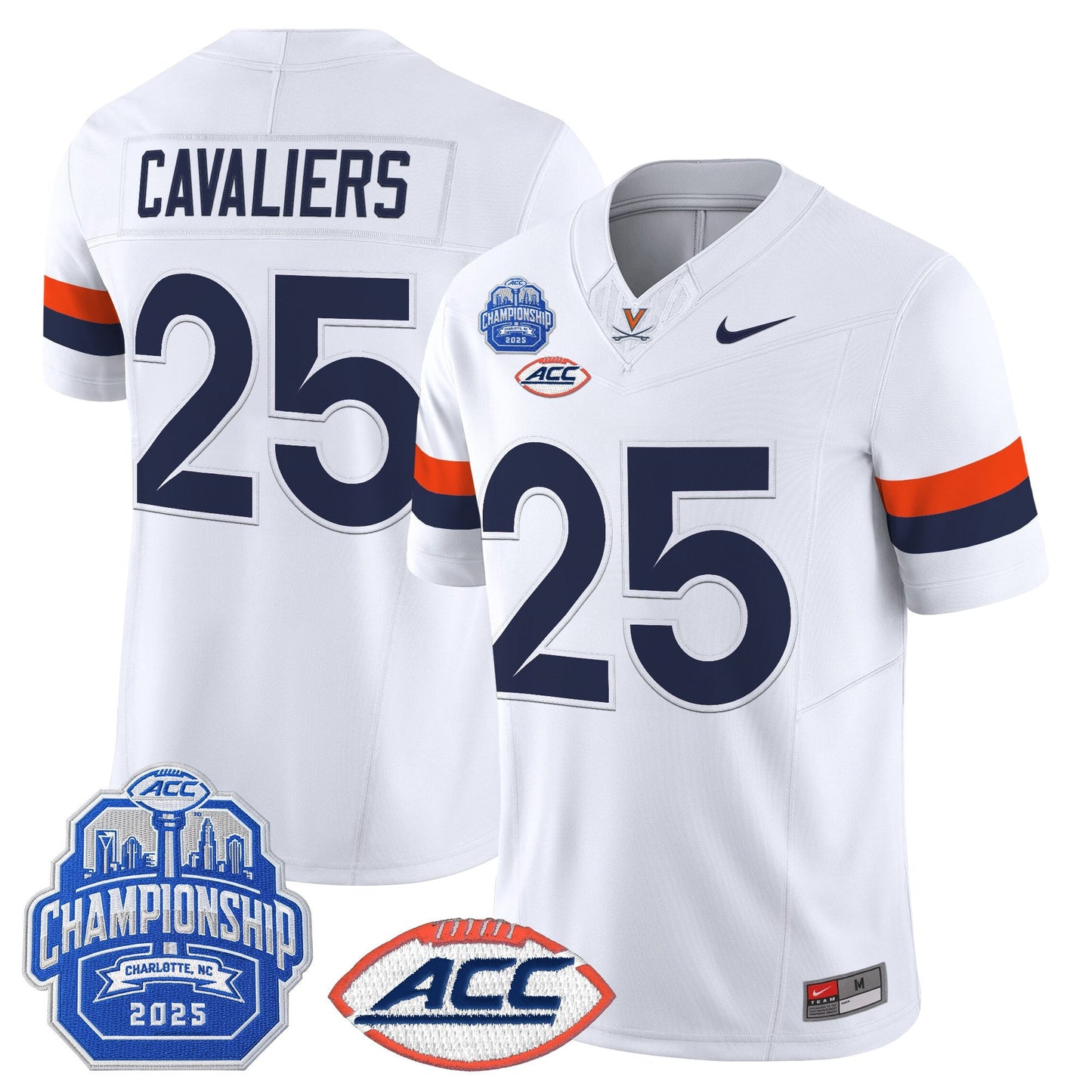 White - #25 Cavaliers