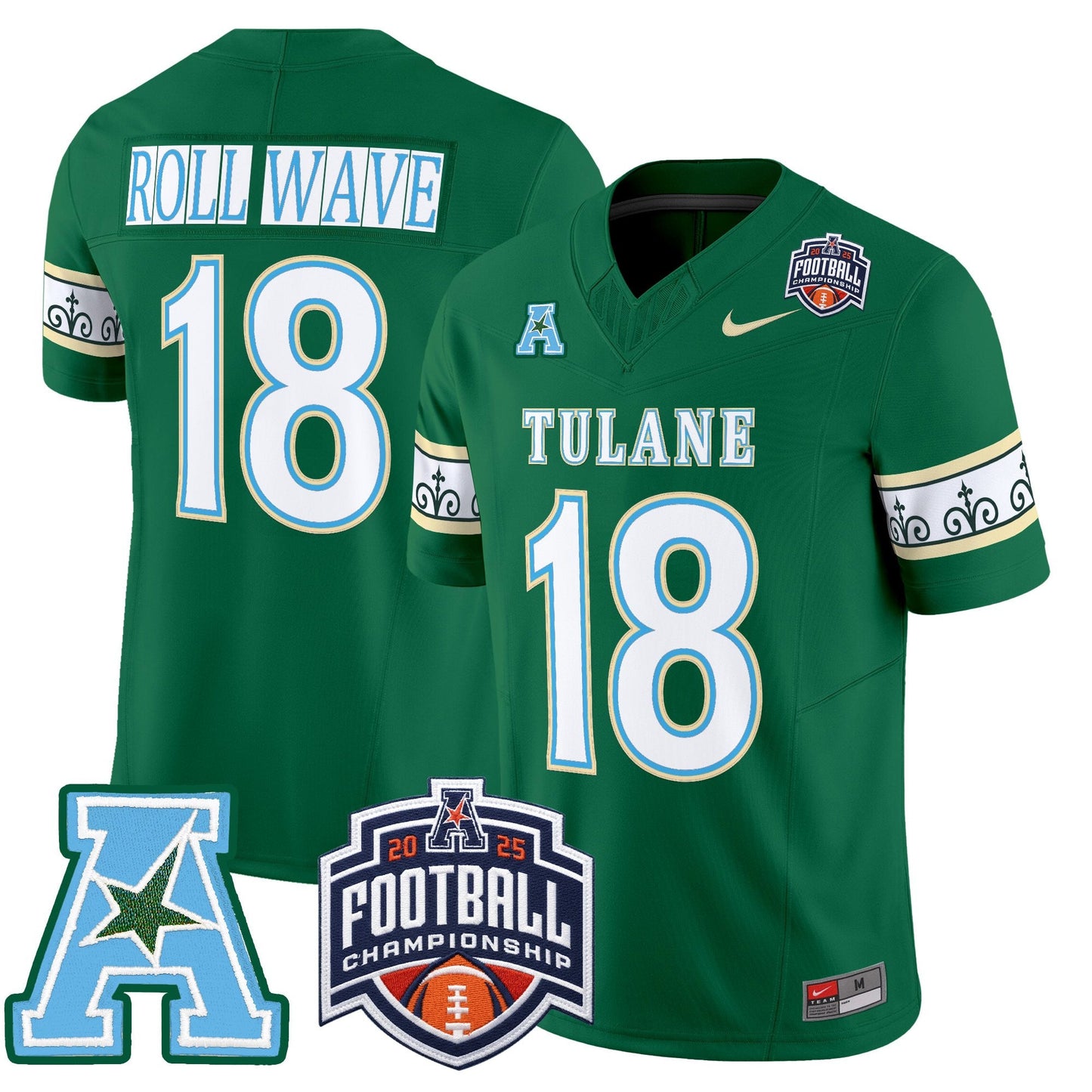 Green - #18 ROLL WAVE