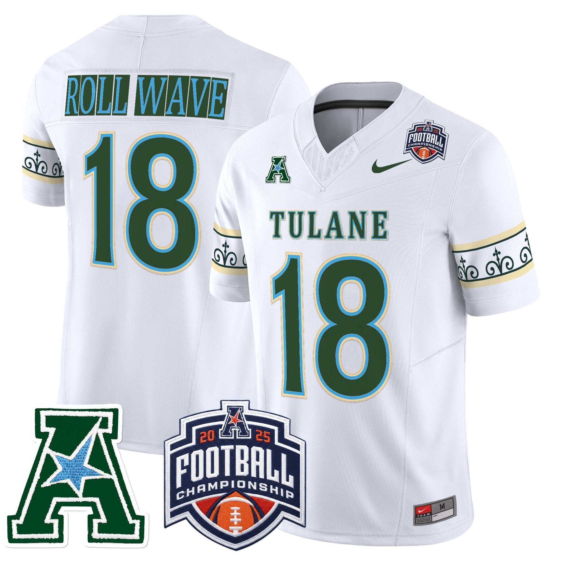 White - #18 ROLL WAVE