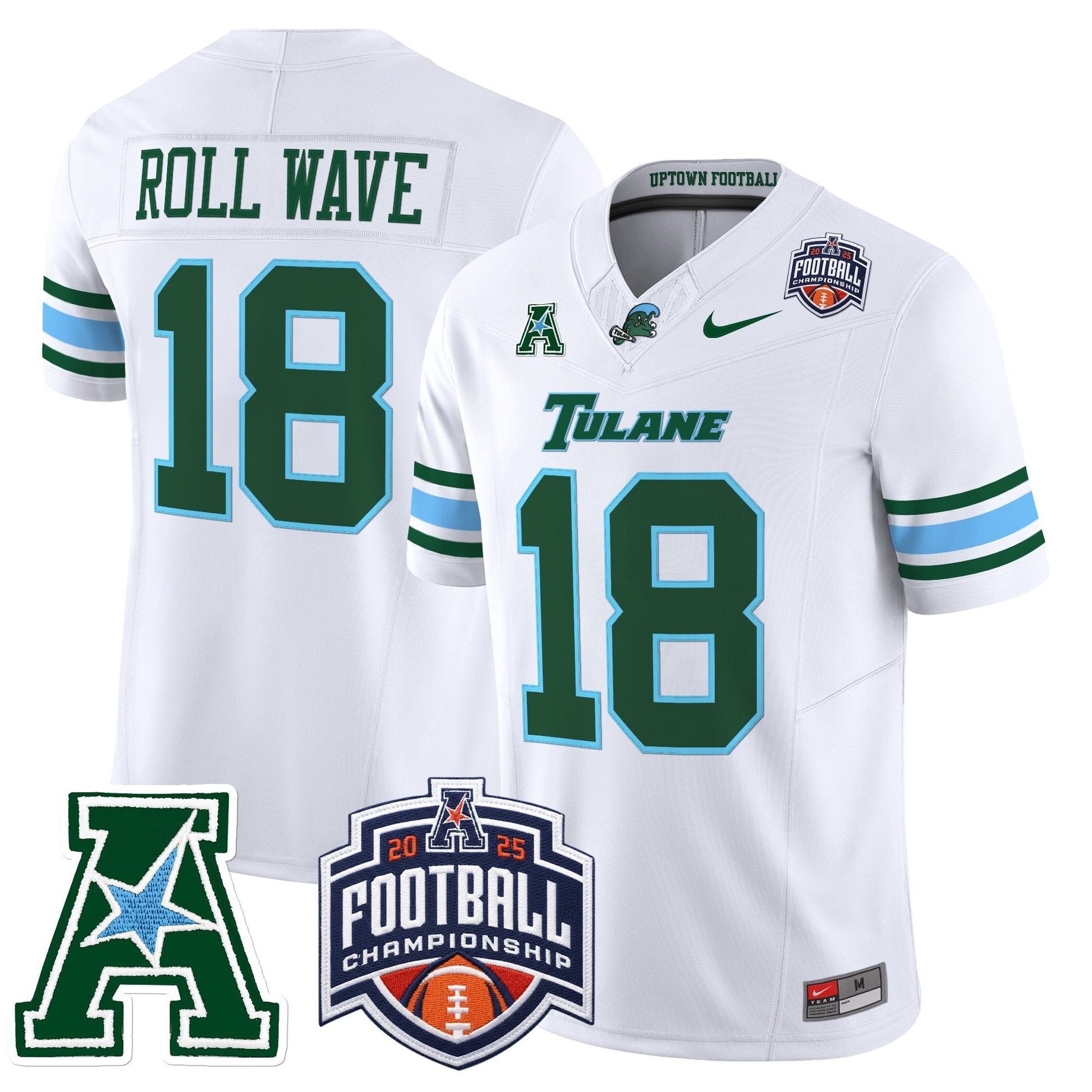 White - #18 ROLL WAVE