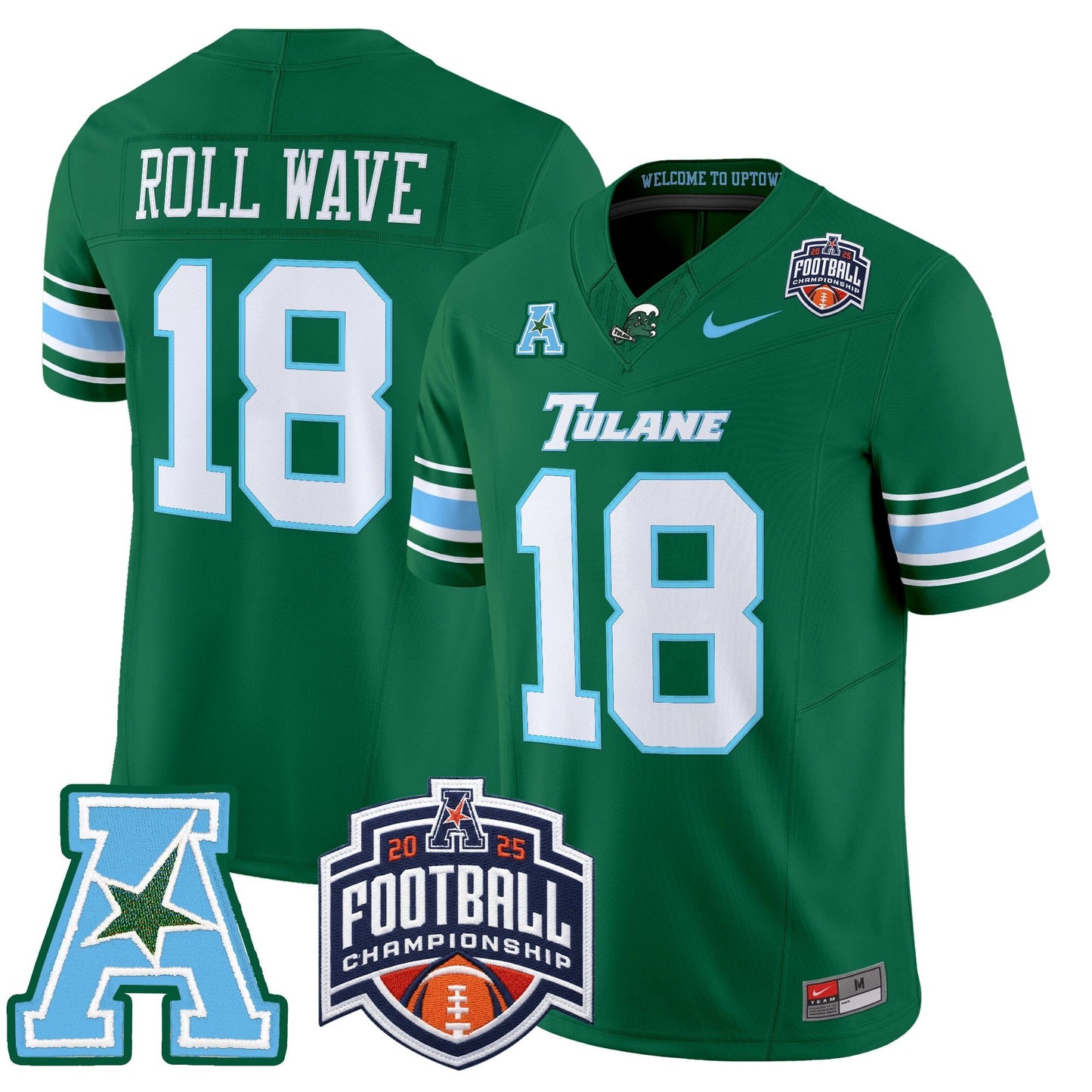 Green - #18 ROLL WAVE