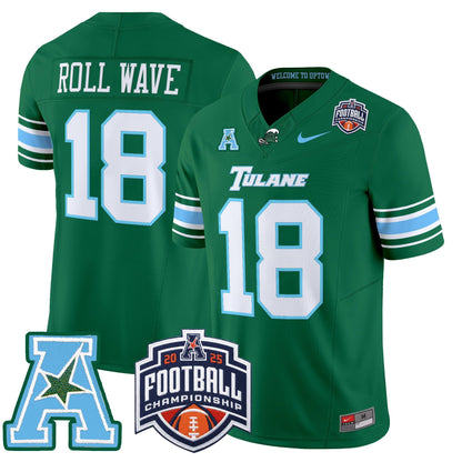 Green - #18 ROLL WAVE