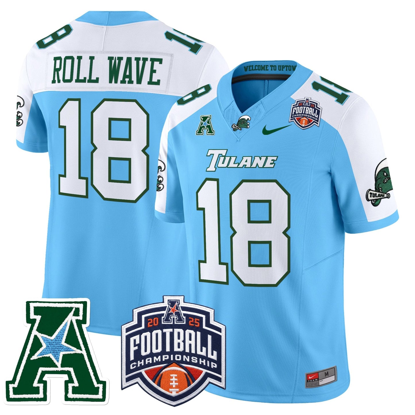 Blue Alternate - #18 ROLL WAVE