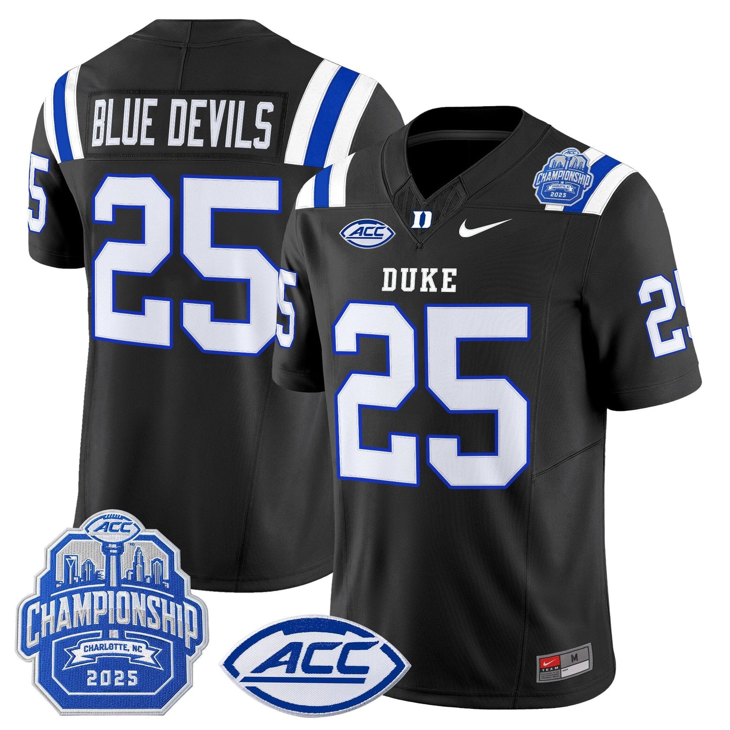 Black - #25 Blue Devils