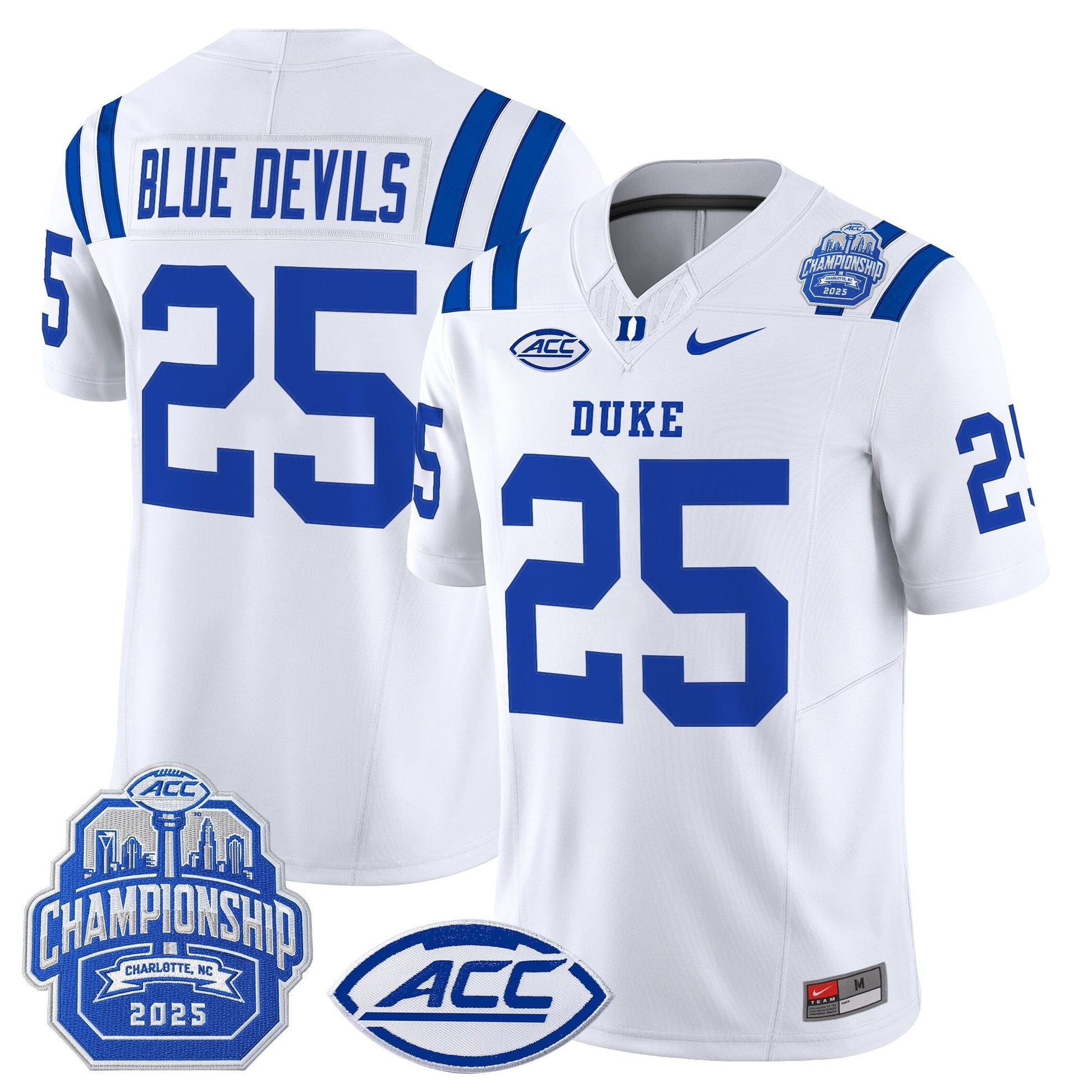 White - #25 Blue Devils