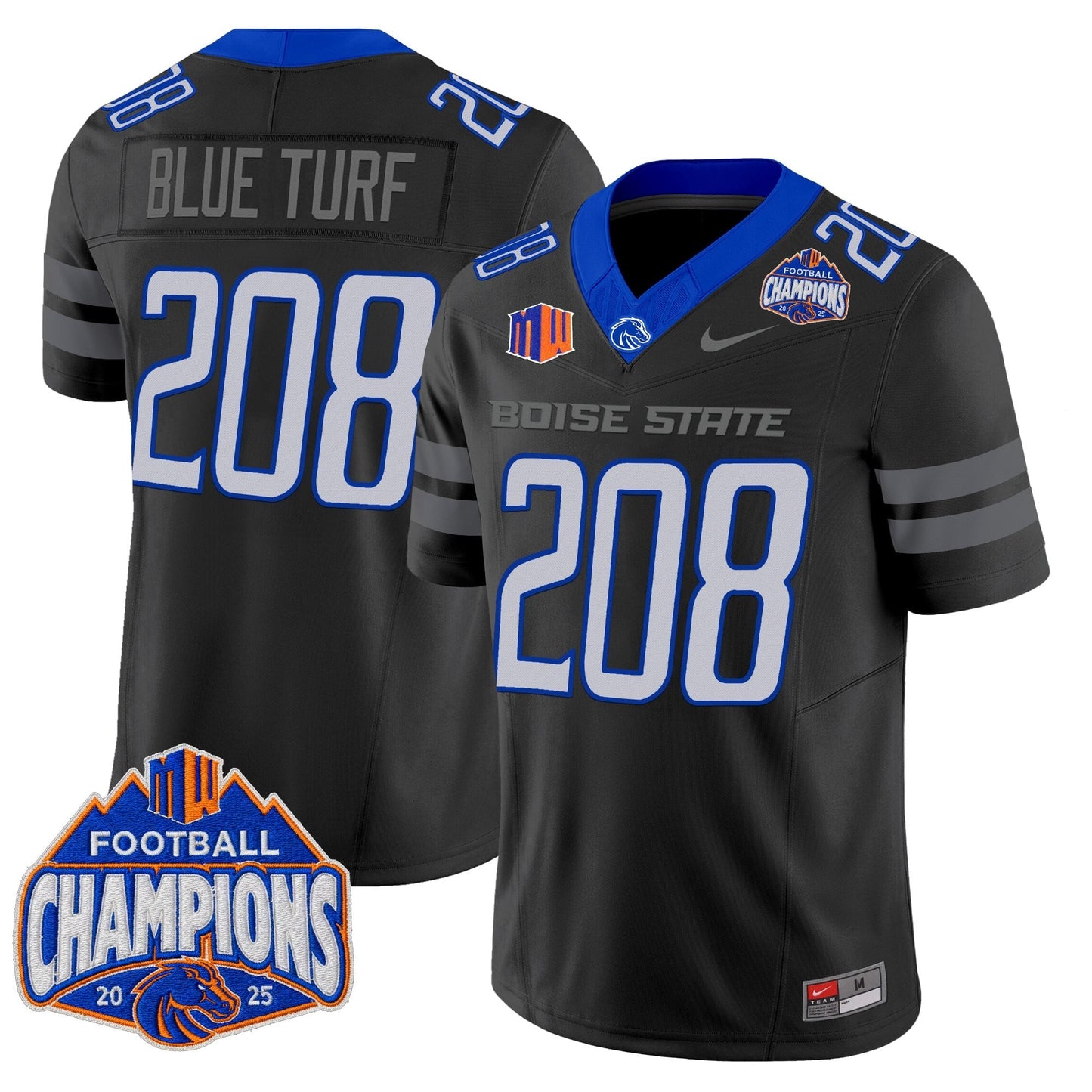 Black - Blue Turf 208