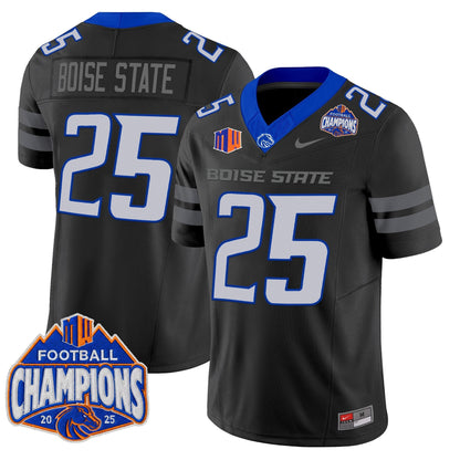 Black - #25 Boise State