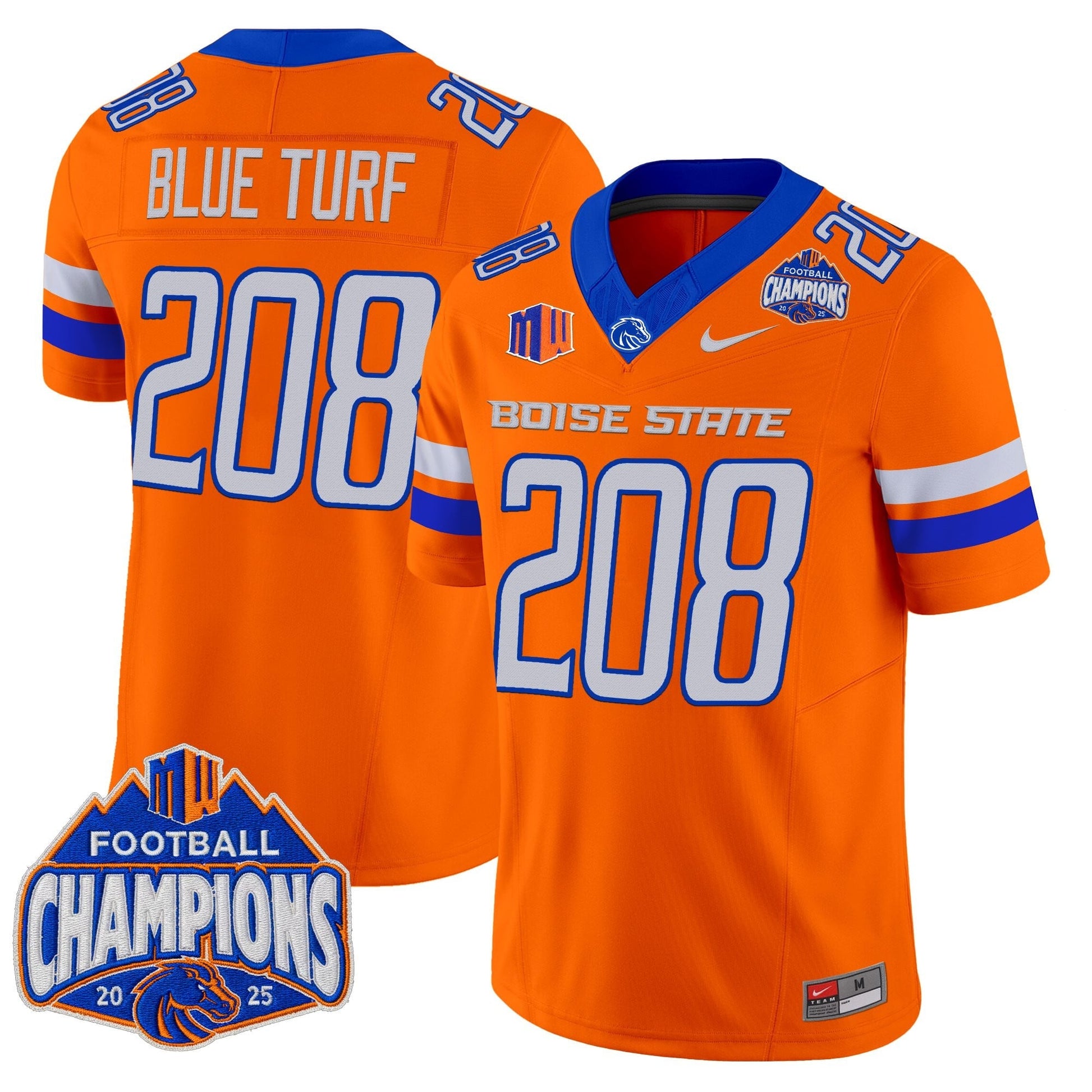 Orange - Blue Turf 208