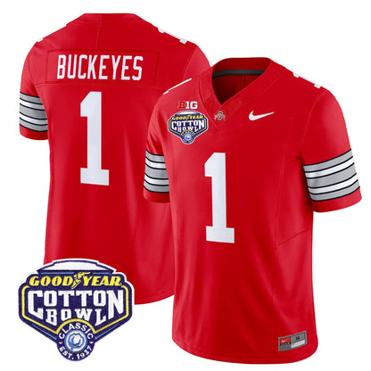 Red - #1 Buckeyes